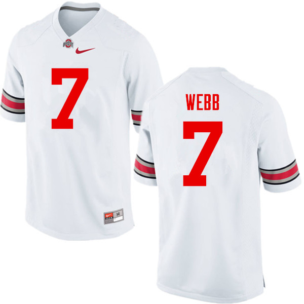 Men Ohio State Buckeyes #7 Damon Webb College Football Jerseys Game-White